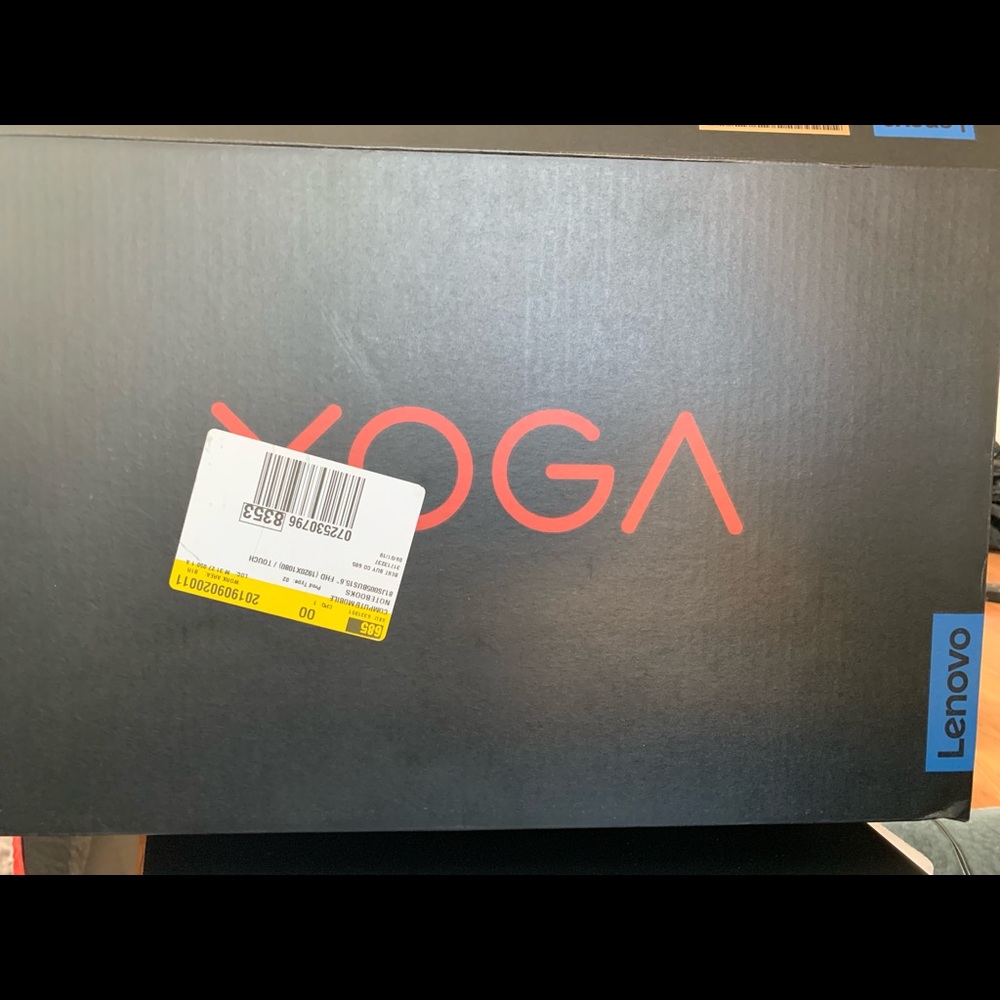 Lenovo yoga laptop/notepad 15 inch
